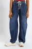Elasticated Barrel Denim - Mid Blue sold by Edgars