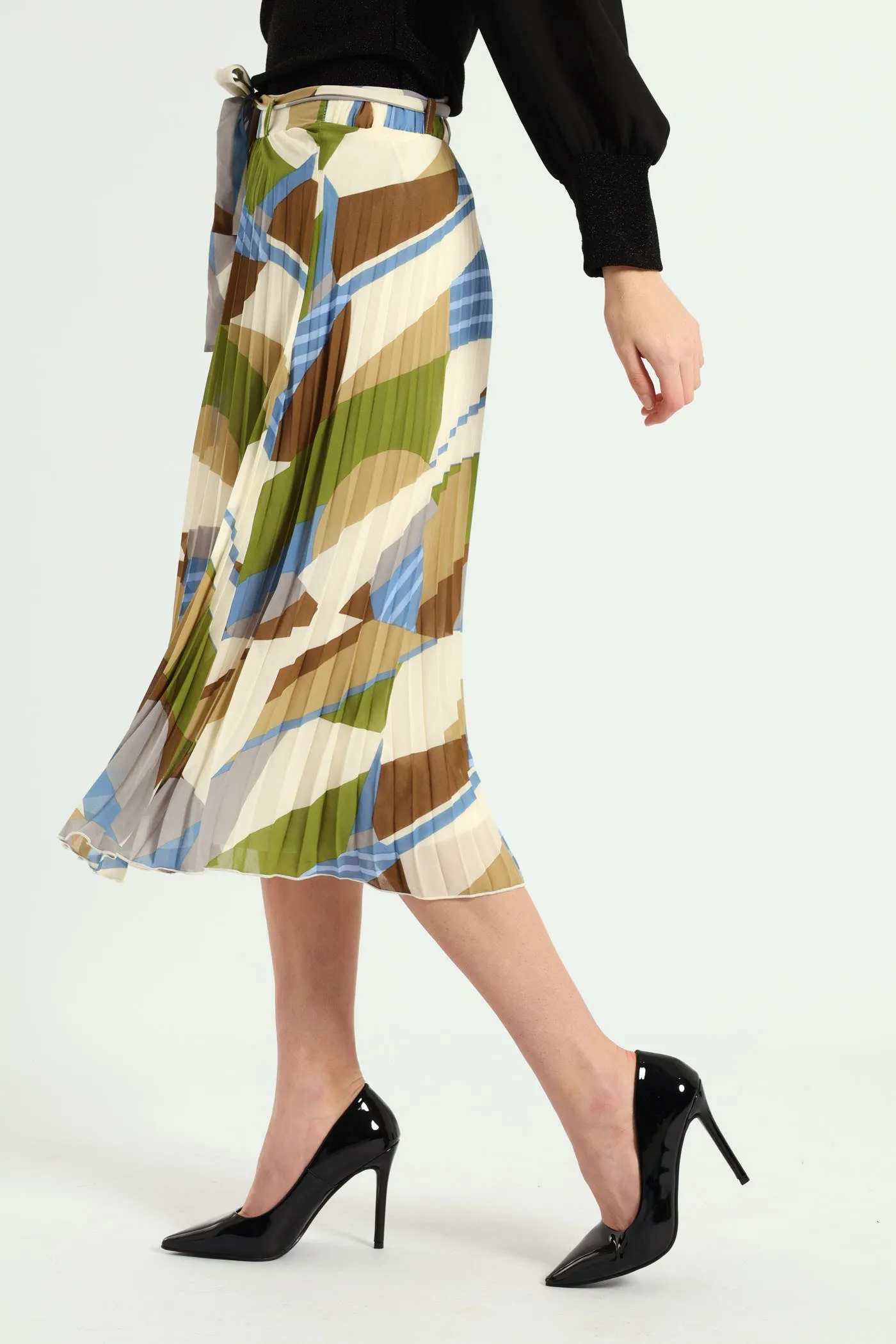 Colourblock Chiffon Midi Skirt - Multi sold by Edgars product image thumbnail 3