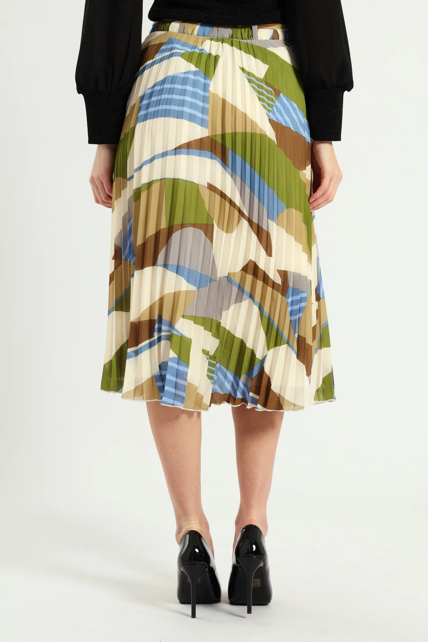 Colourblock Chiffon Midi Skirt - Multi sold by Edgars product image thumbnail 4