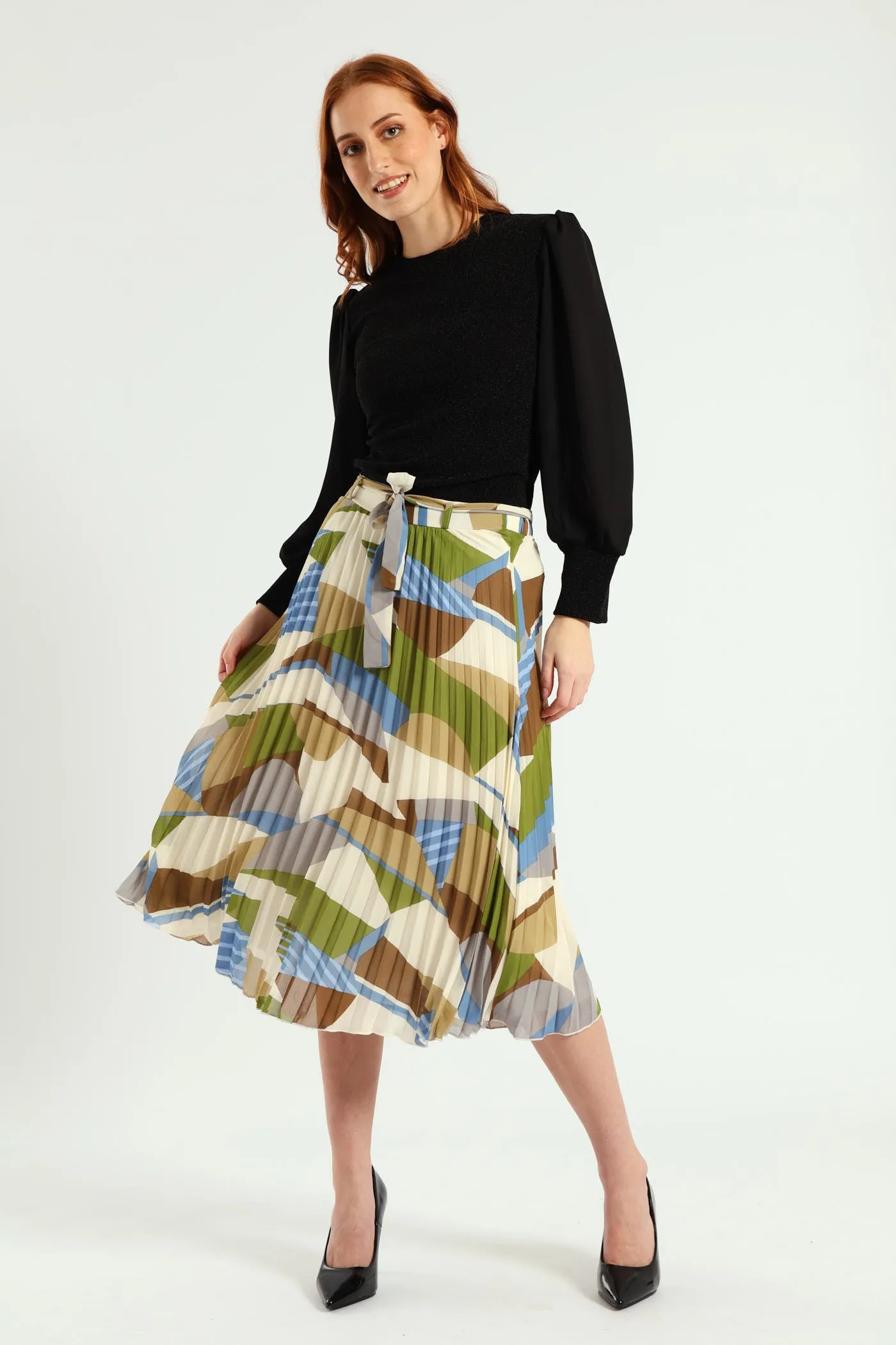Colourblock Chiffon Midi Skirt - Multi sold by Edgars product image thumbnail 2