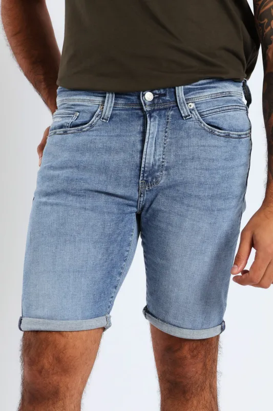 Vintage Denim Short - Mid Wash sold by Edgars