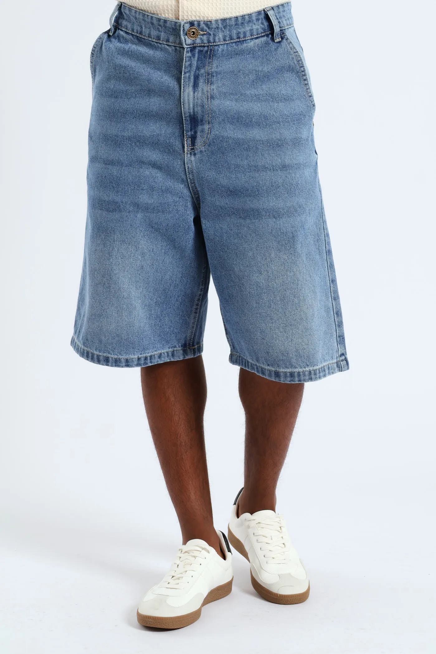 Baggy Denim Shorts - Blue sold by Edgars product image thumbnail 2