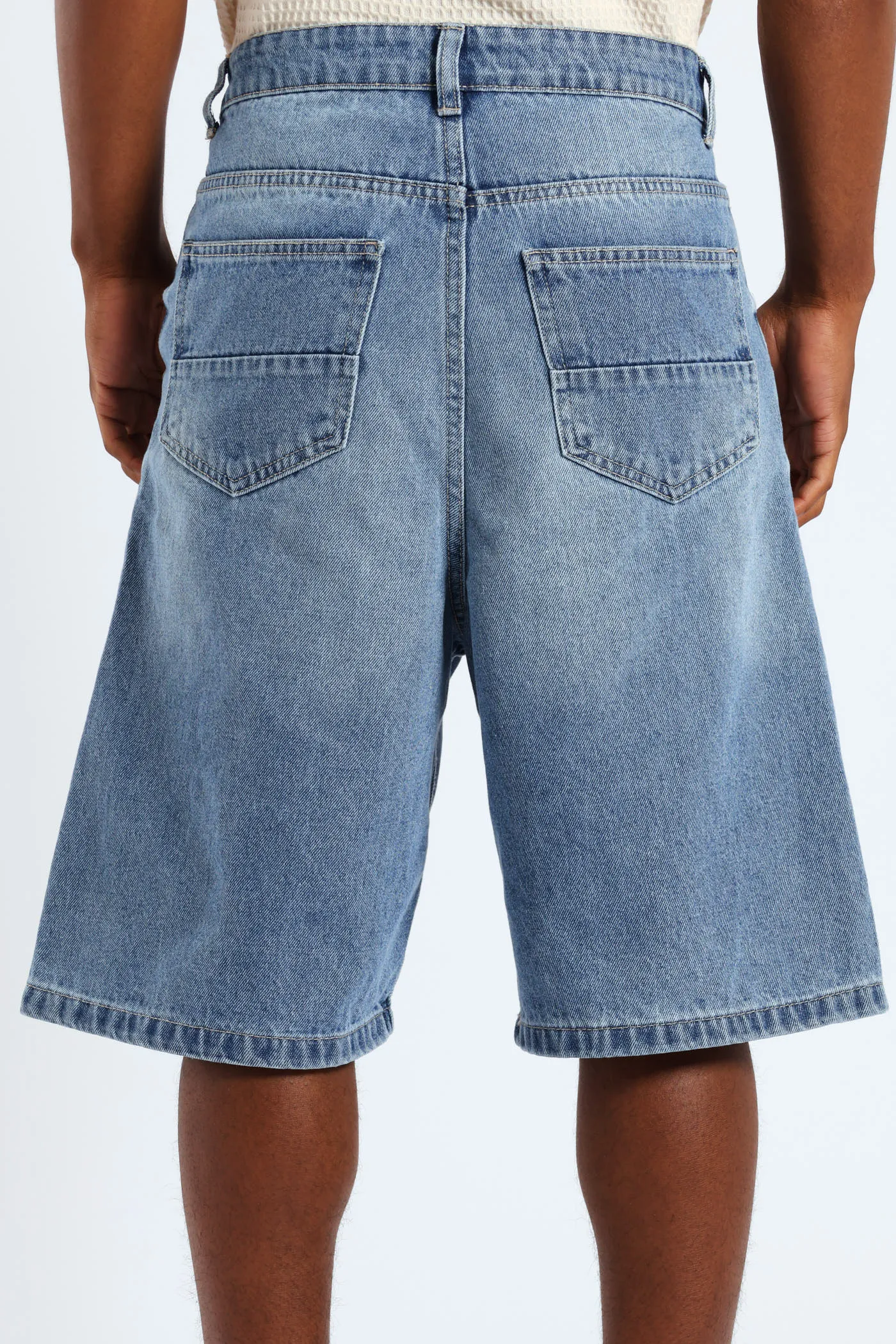 Baggy Denim Shorts - Blue sold by Edgars product image thumbnail 5