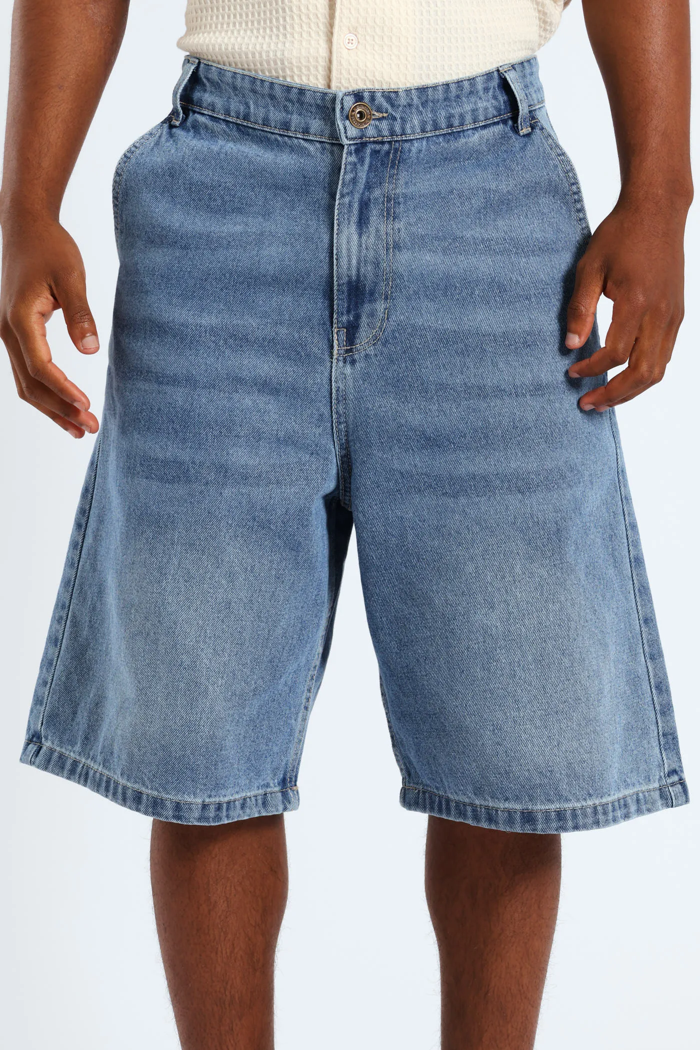 Baggy Denim Shorts - Blue sold by Edgars product image thumbnail 4