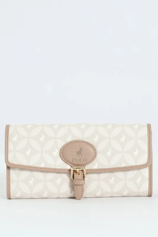 Porter Compact Trifold Purse - Taupe sold by Edgars