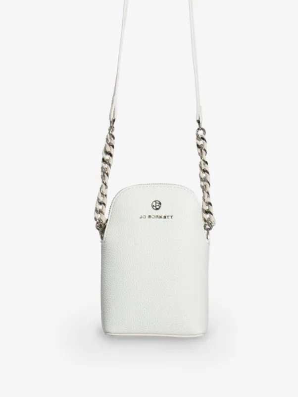 Alex Logo Cellphone Crossbody Pouch - White sold by Edgars