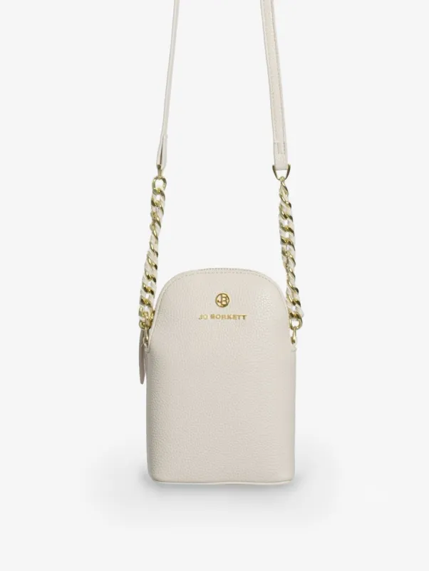 Alex Logo Cellphone Crossbody Pouch - Cream sold by Edgars