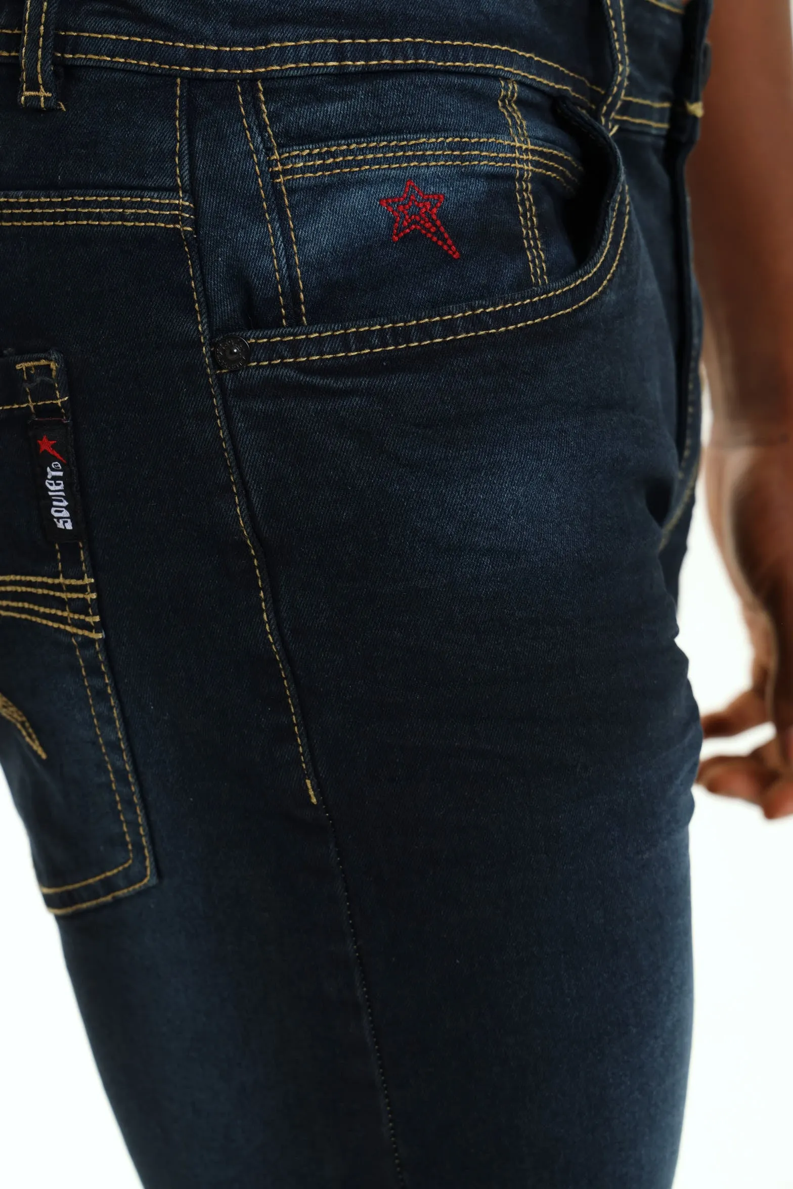 Cormac Slim Denim - Blue/Black sold by Edgars product image thumbnail 5