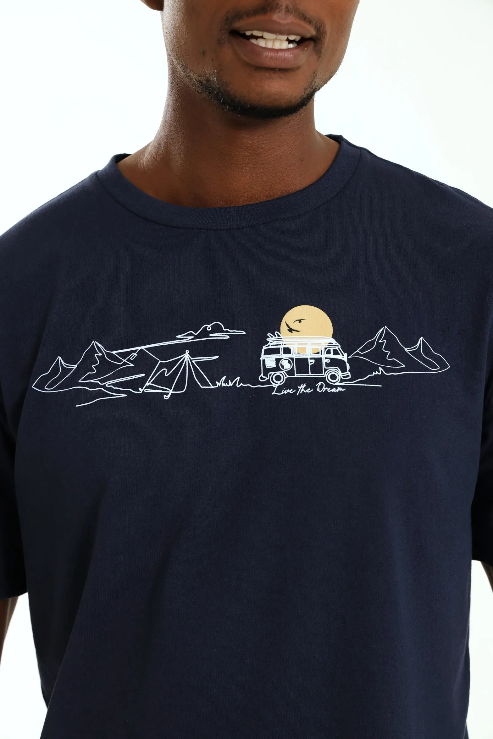 Camper Combi Tee - Navy sold by Edgars product image thumbnail 4