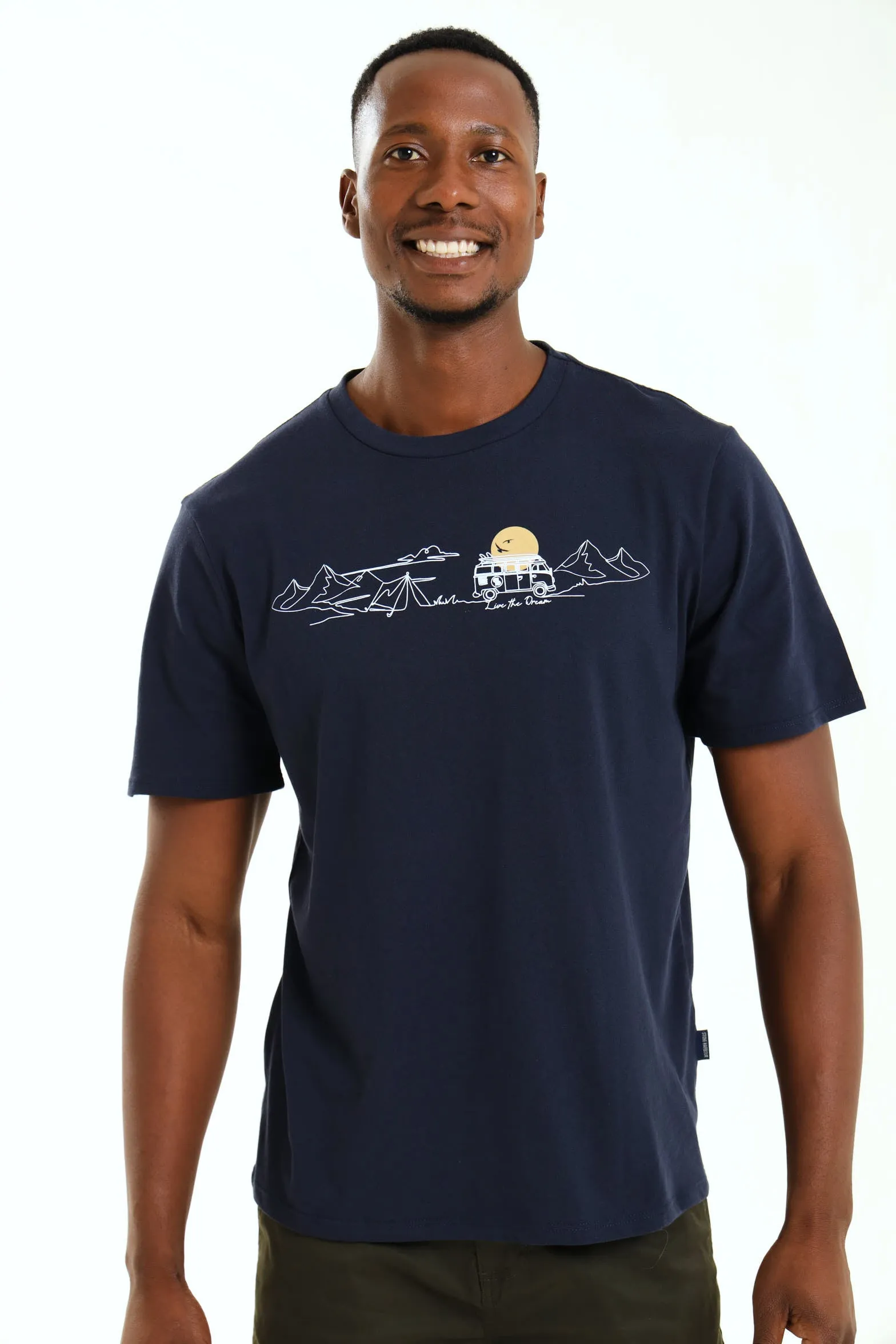 Camper Combi Tee - Navy sold by Edgars