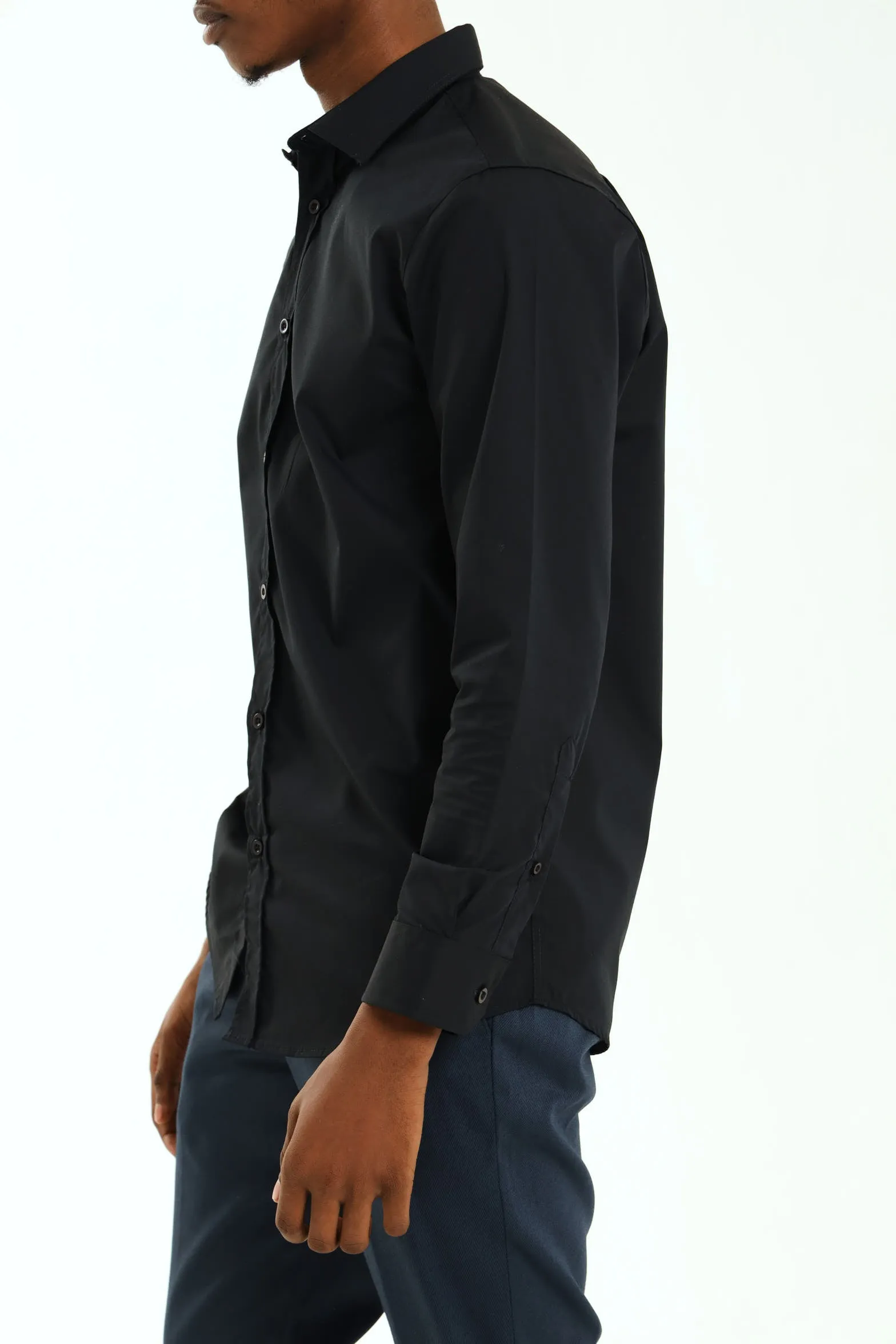 Easy Care Shirt - Black sold by Edgars product image thumbnail 3