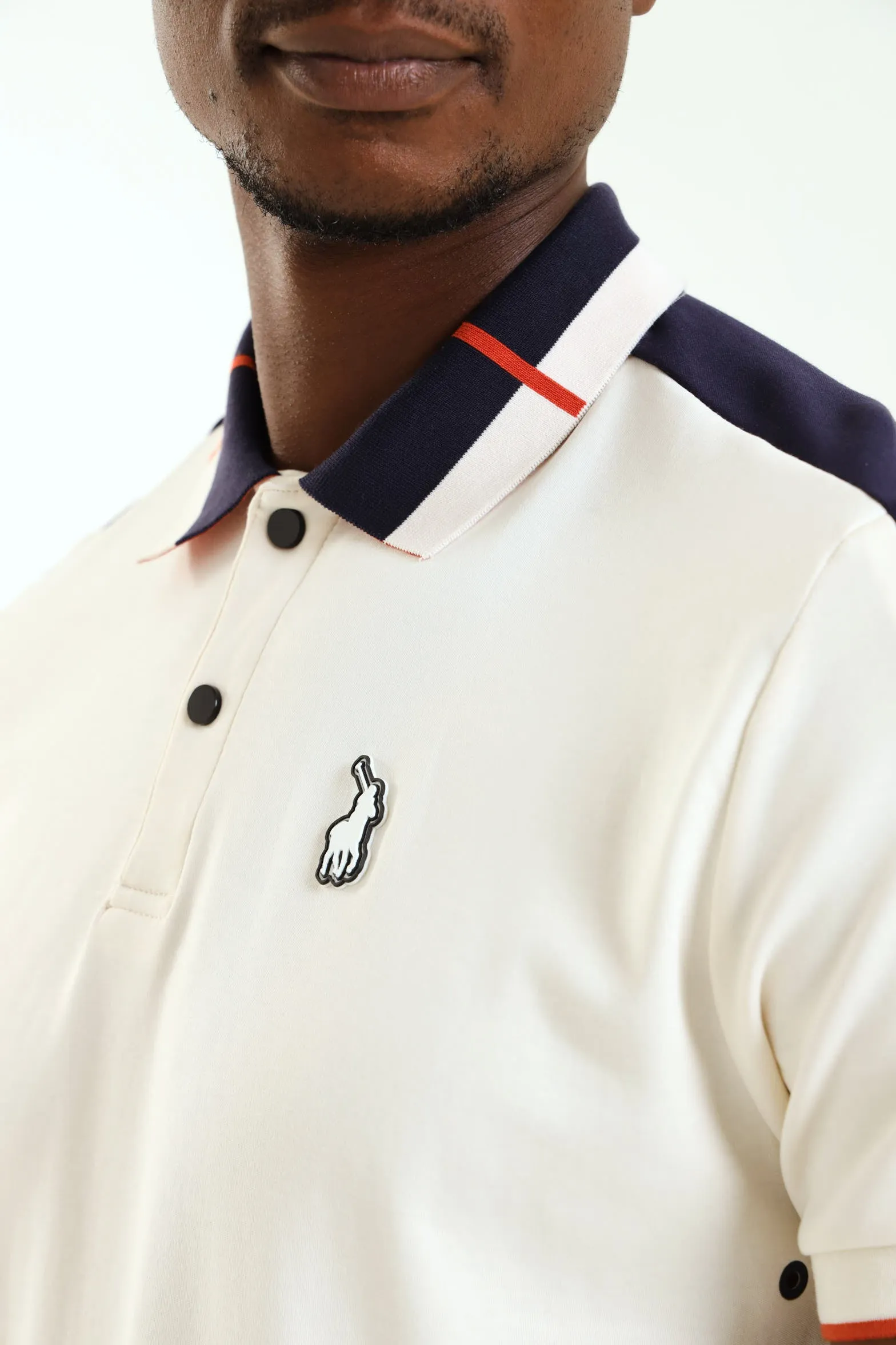 Thando Colour Block Sport Golfer - White/Navy sold by Edgars product image thumbnail 5