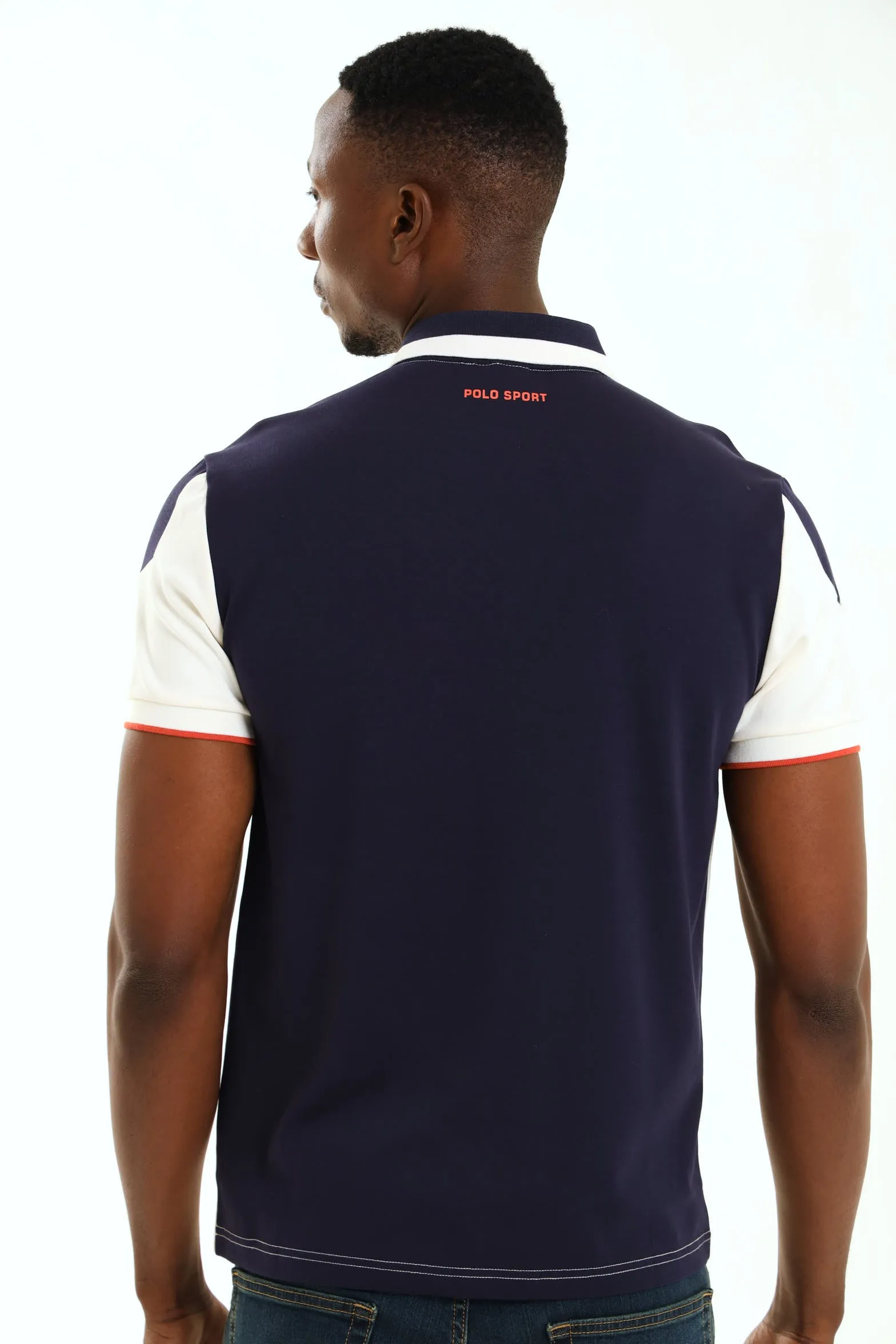 Thando Colour Block Sport Golfer - White/Navy sold by Edgars product image thumbnail 2