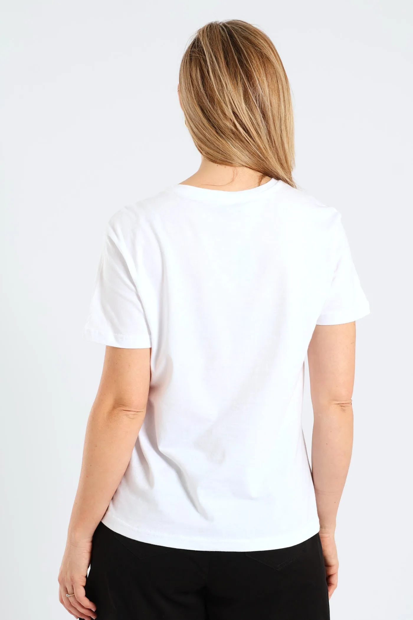 Mind Body Soul Geometric Floral Frame Foil Tee - White sold by Edgars product image thumbnail 4