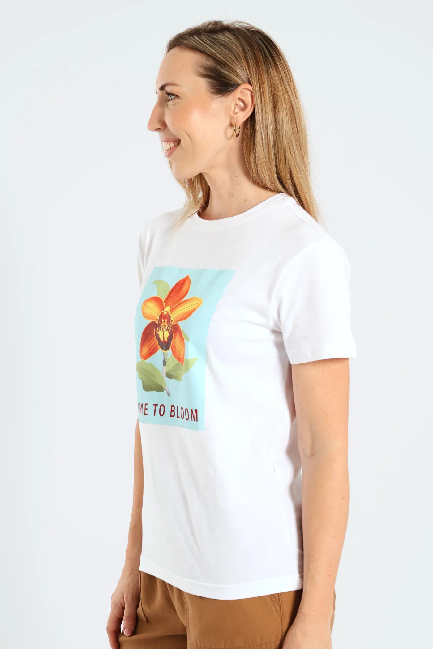 Orchid Flower Tee - White sold by Edgars product image thumbnail 2