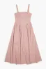 Sleeveless Drop Waist Midi Dress - Mauve sold by Edgars