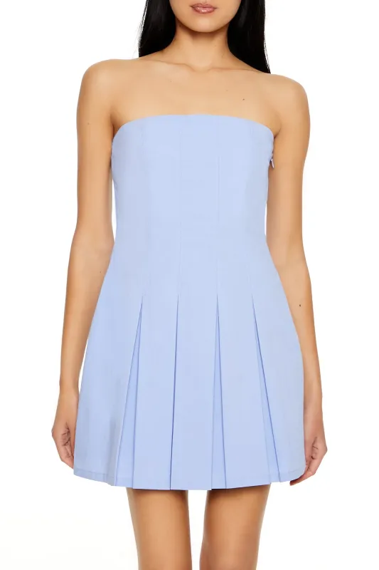Fit & Flare Mini Length Tube Dress - Blue sold by Edgars