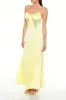 Spaghetti Strap Maxi Slip Dress - Yellow sold by Edgars