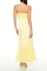 Spaghetti Strap Maxi Slip Dress - Yellow sold by Edgars