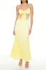 Spaghetti Strap Maxi Slip Dress - Yellow sold by Edgars