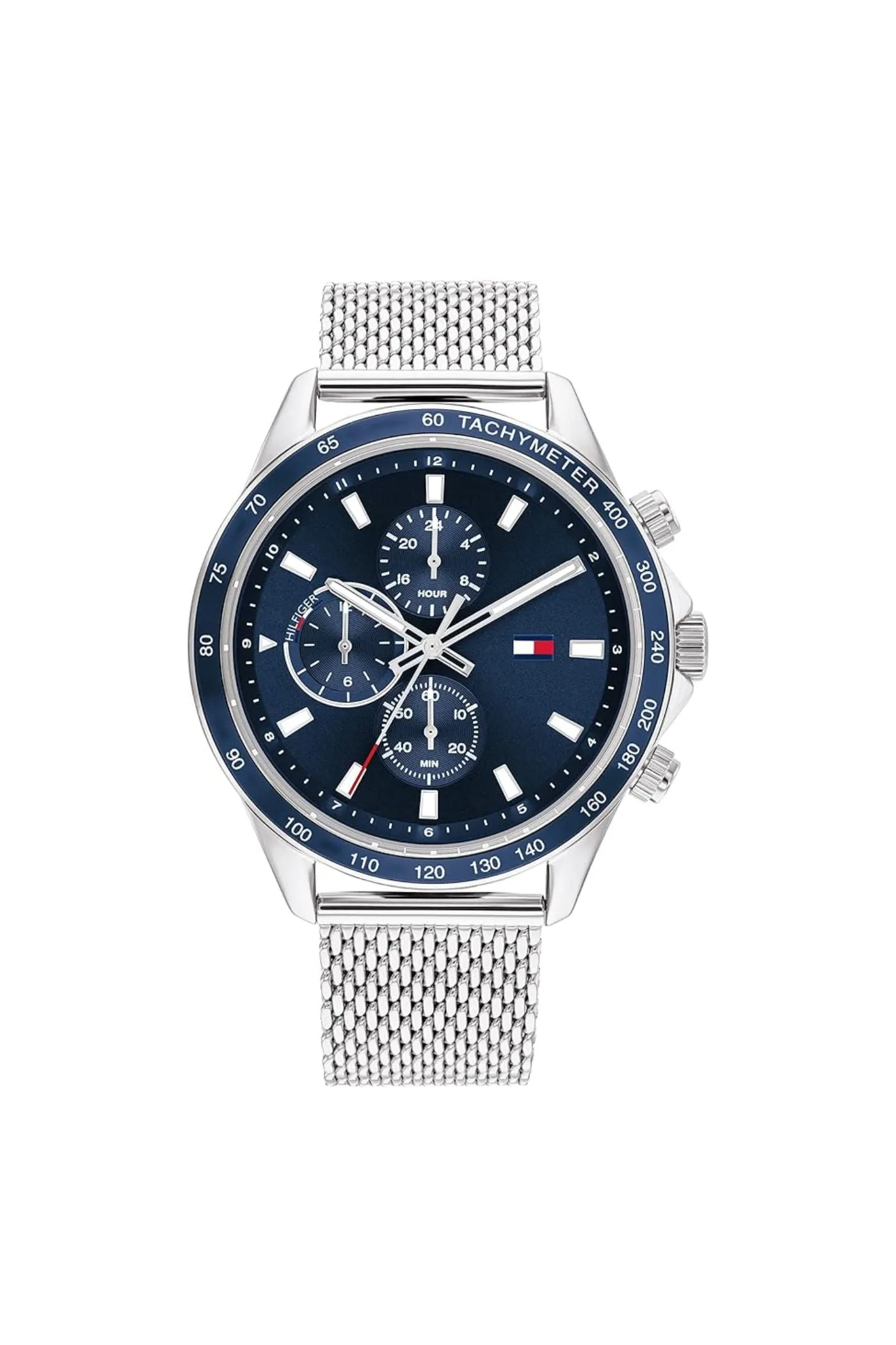 Miles Mesh Strap Mens Watch - Silver sold by Edgars