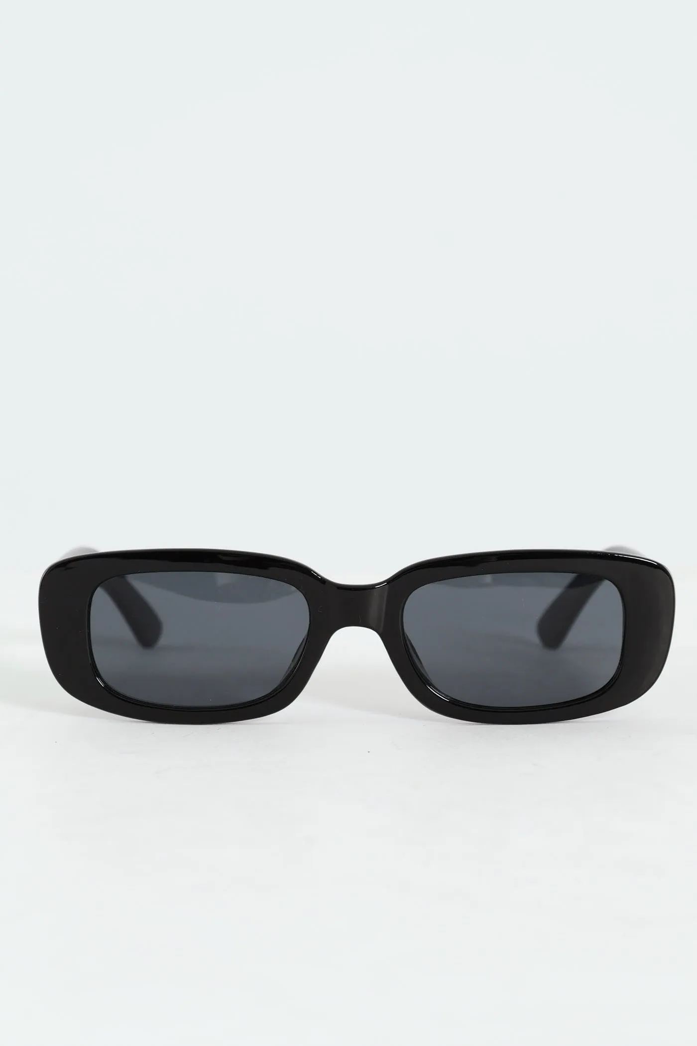 Girls Shiny Rectangle Sunnies - Black sold by Edgars