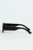 Girls Shiny Rectangle Sunnies - Black sold by Edgars