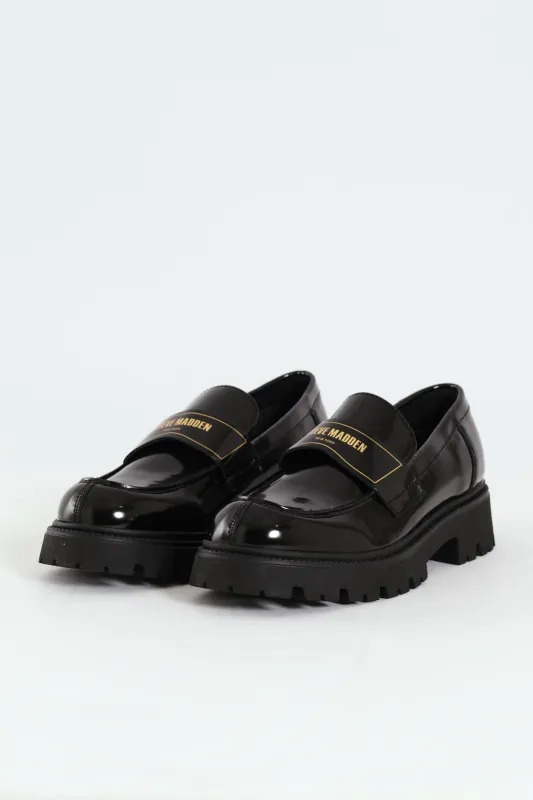 File Away Chunky Loafer - Black sold by Edgars