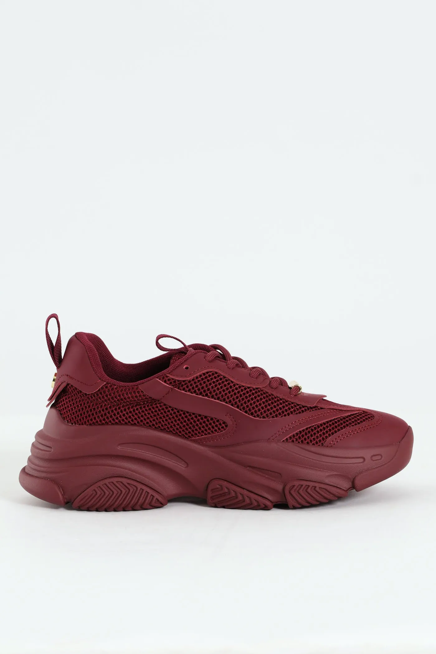 Possession Lace Up Chunky Sportie Sneaker - Wine sold by Edgars product image thumbnail 3