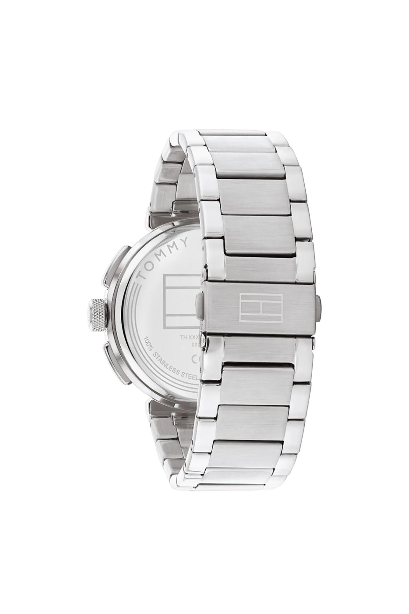 Lorenzo Black Dial Stainless Steel Watch - Silver sold by Edgars product image thumbnail 4