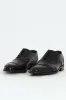 Leather Oxford Toe Cap Dress Shoe - Black sold by Edgars