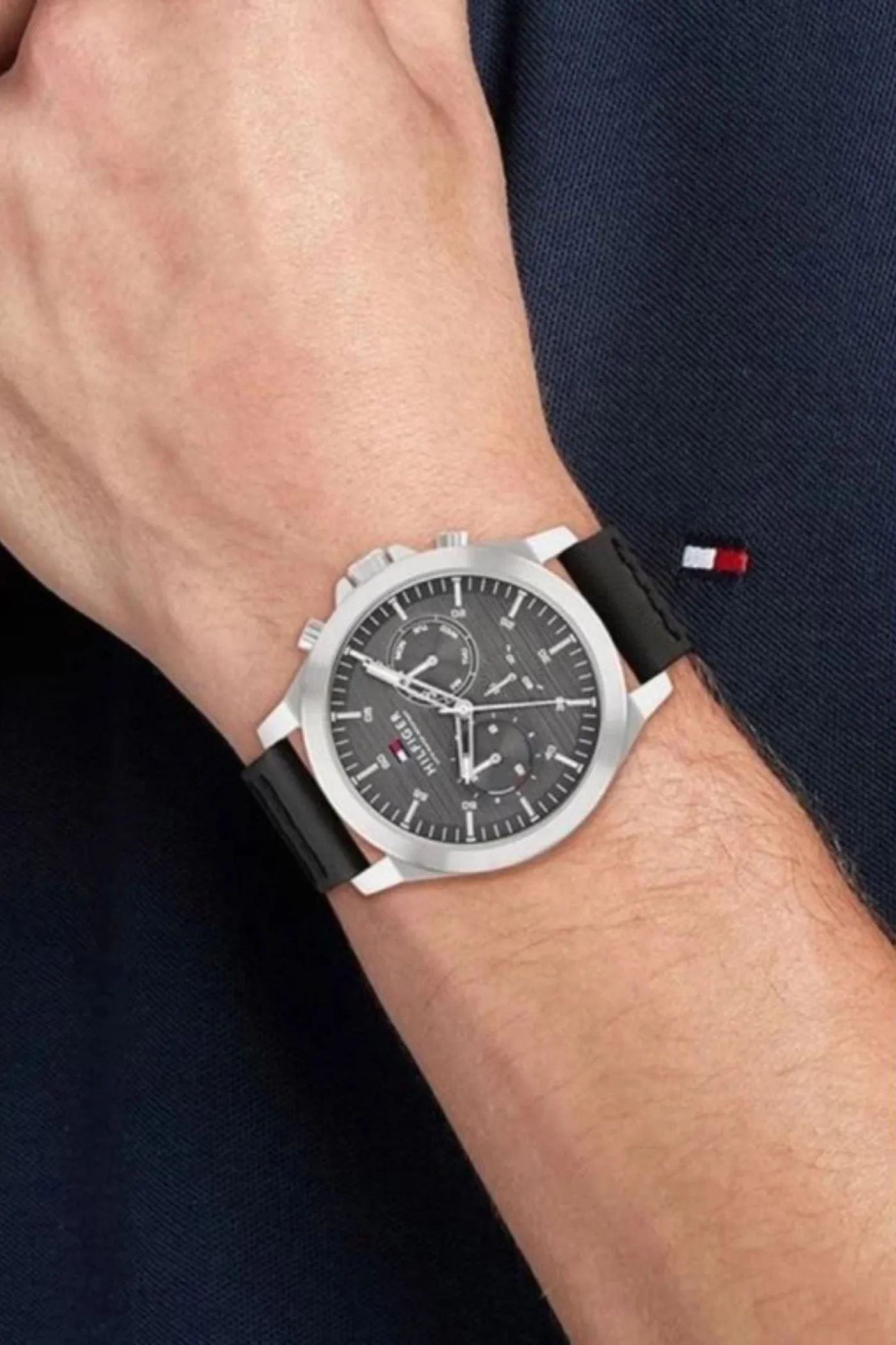 Lance Mens Leather Quartz Watch - Grey sold by Edgars product image thumbnail 2