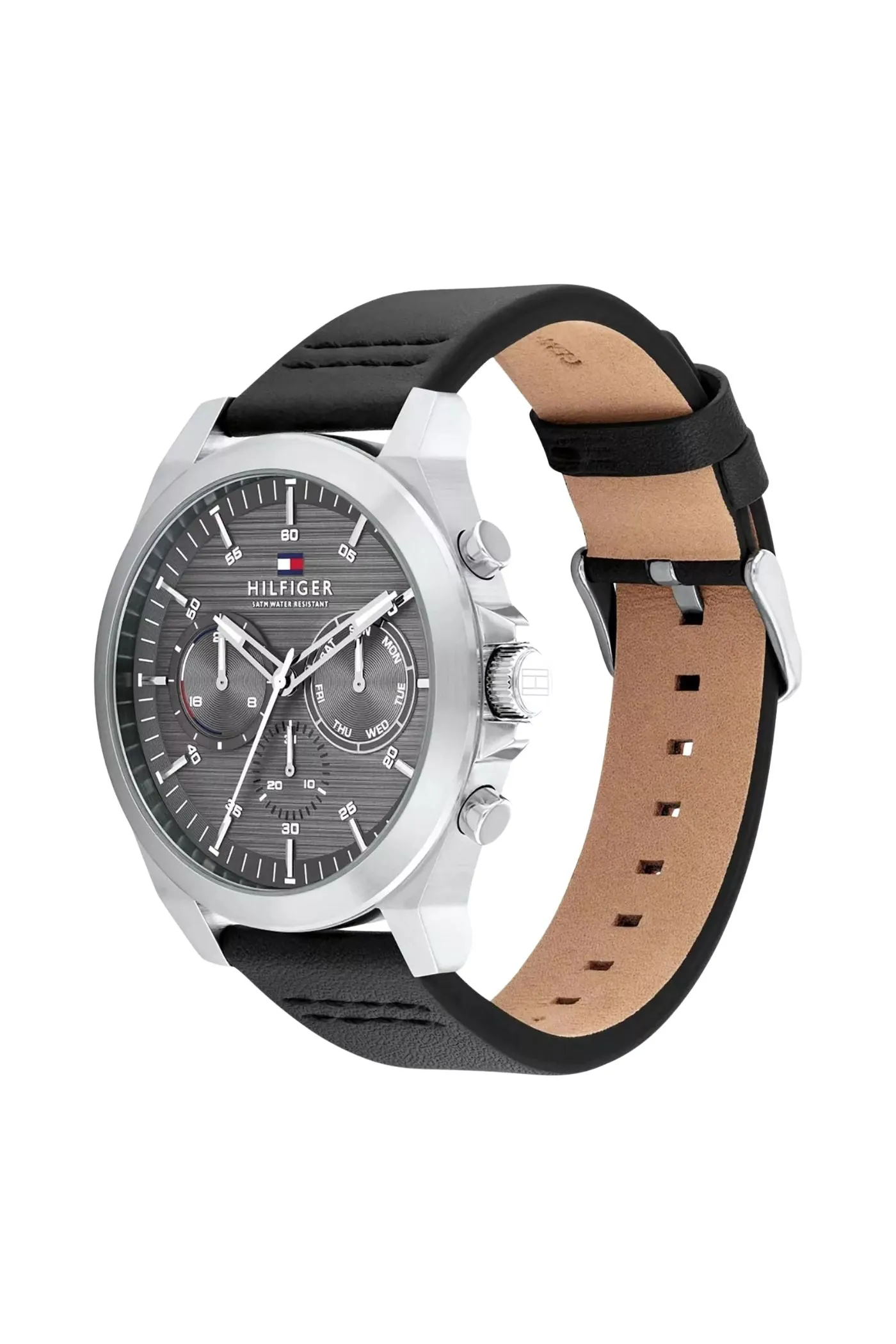 Lance Mens Leather Quartz Watch - Grey sold by Edgars product image thumbnail 3