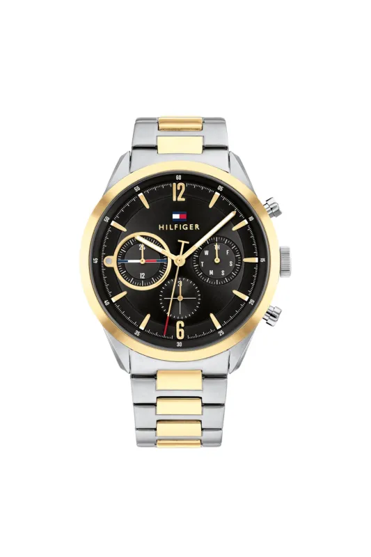 Matthew Two Tone Mens Quartz Stainless Steel Watch - Black sold by Edgars