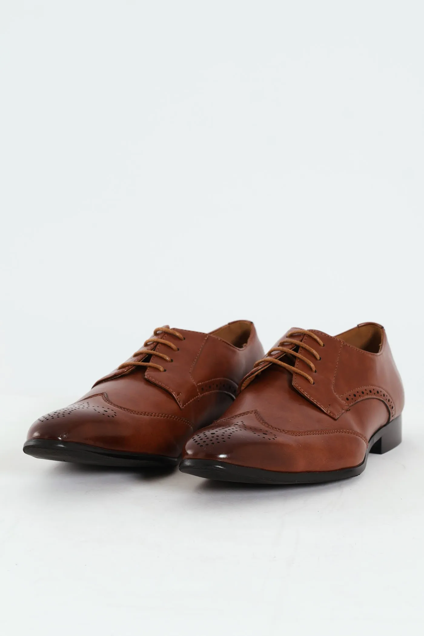 Stitched Wing Detail Lace Up Derby Shoe - Tan sold by Edgars product image thumbnail 2