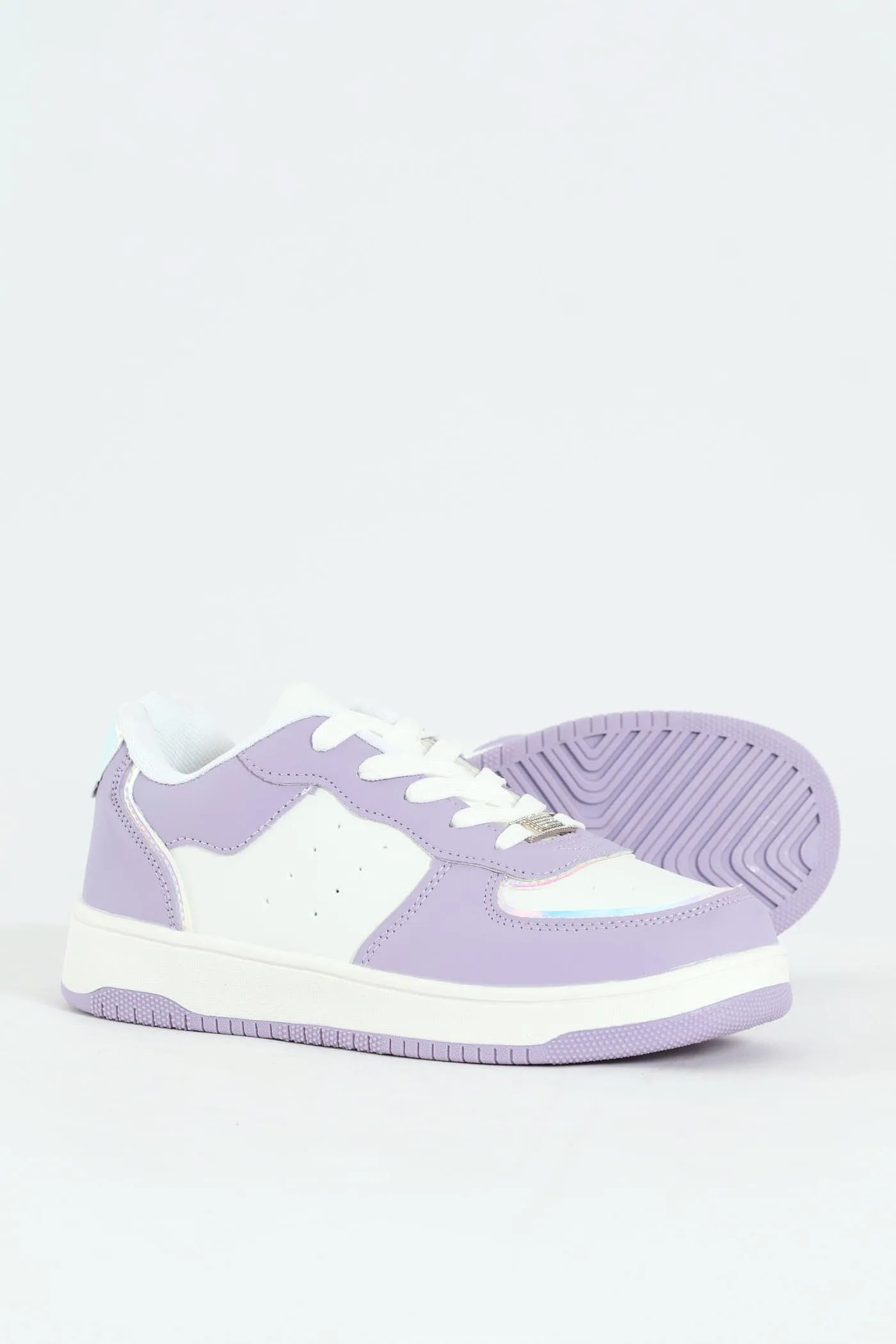 Girls Court Sneaker - Lilac sold by Edgars product image thumbnail 4