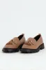 Tassel Trim Chunky Loafer - Blush sold by Edgars