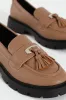 Tassel Trim Chunky Loafer - Blush sold by Edgars