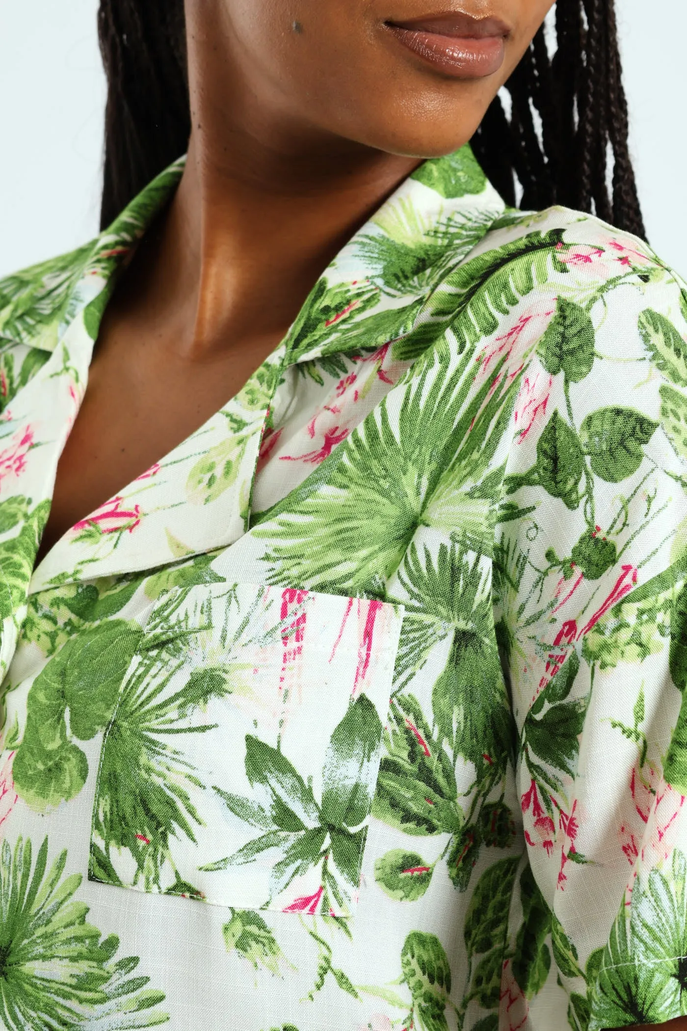 Button Through Jungle Linen Short Set - Multi sold by Edgars product image thumbnail 2