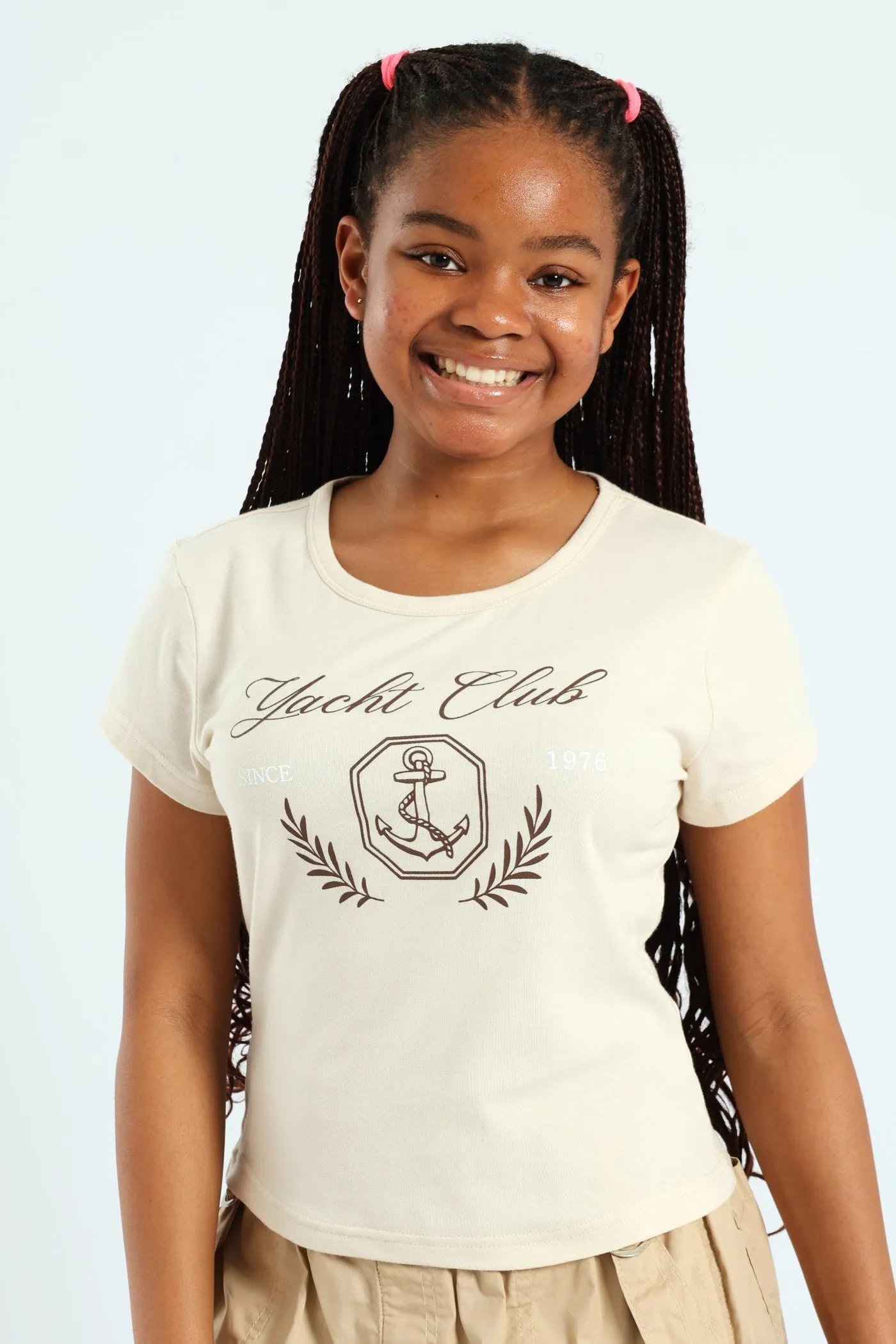 Girls Yacht Regular Tee - Stone sold by Edgars product image thumbnail 3