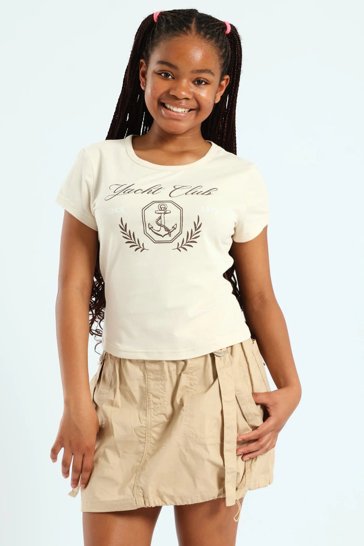 Girls Yacht Regular Tee - Stone sold by Edgars product image thumbnail 2