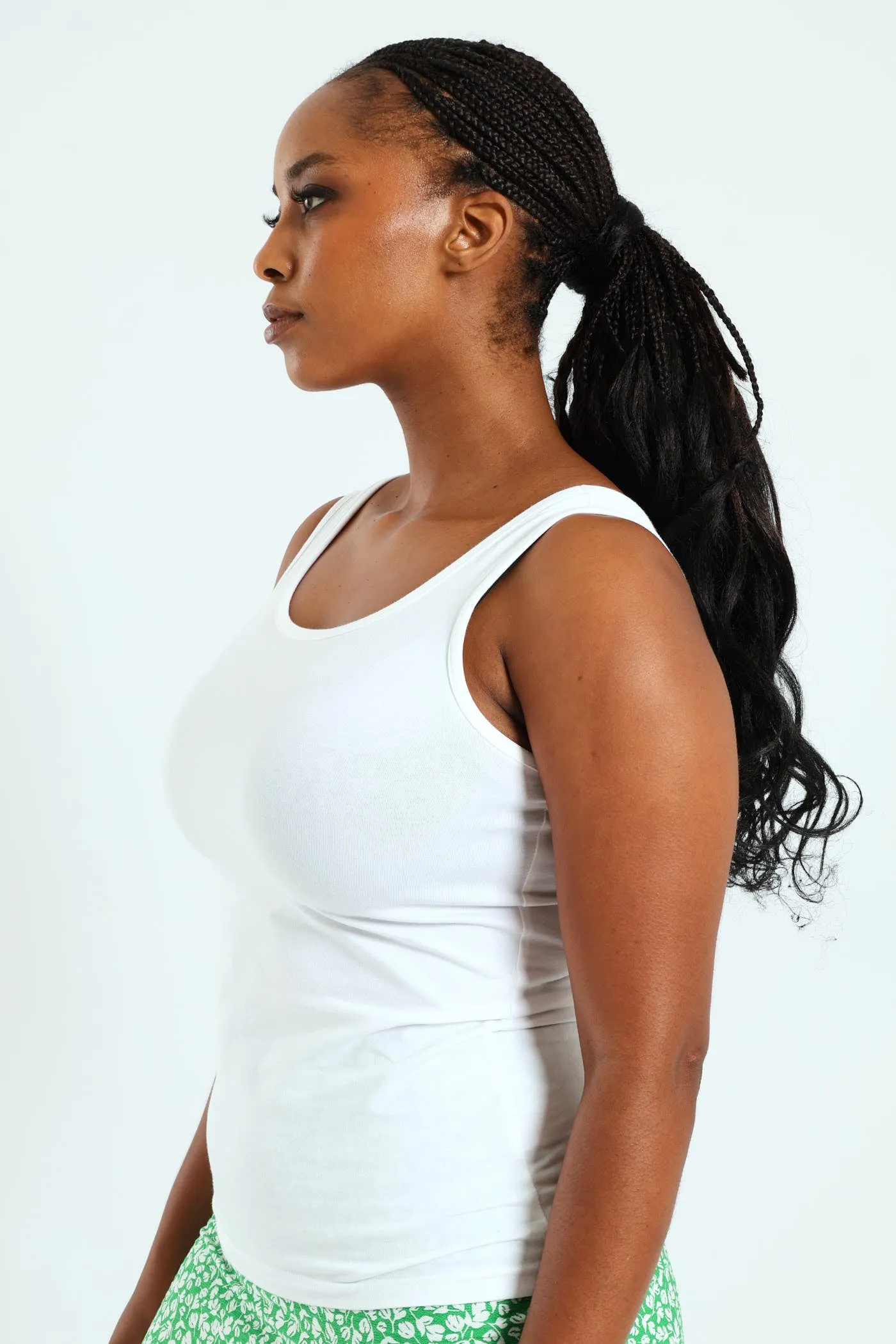Cotton Lycra Tank Top - White sold by Edgars product image thumbnail 2