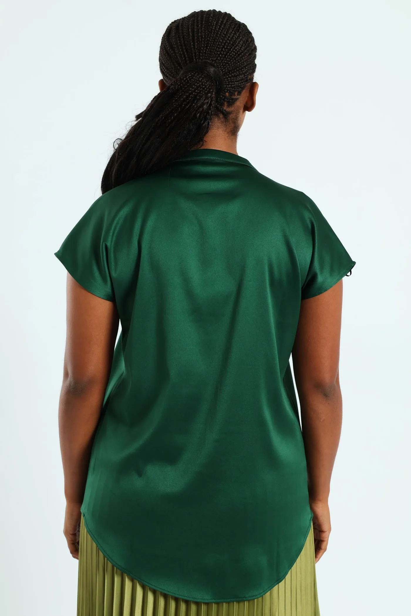 Mandarin Collar Blouse - Emerald sold by Edgars product image thumbnail 5