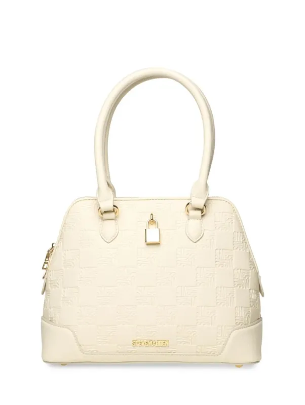 Bwish Top Handle Bag - Cream made by Steve Madden