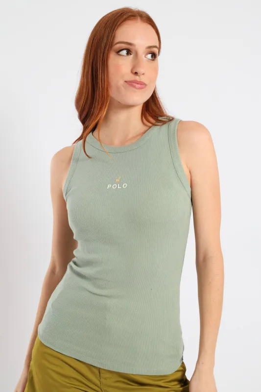 Thandiwe Tank Top - Sage sold by Edgars