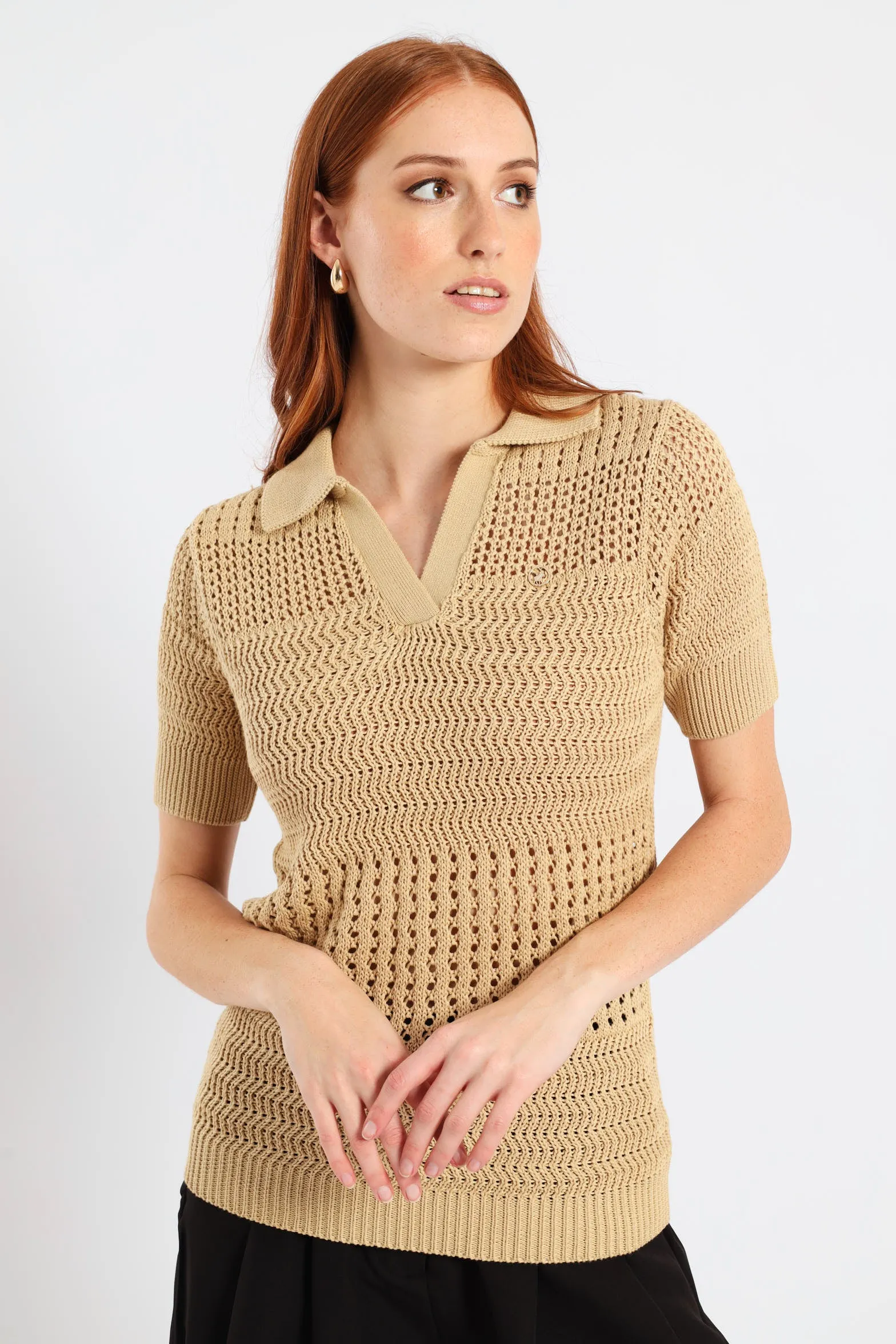 Chelsea Knitted Golfer - Stone sold by Edgars