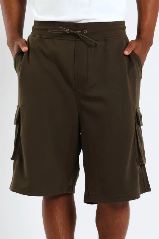 Cargo Fleece Short - Olive sold by Edgars 