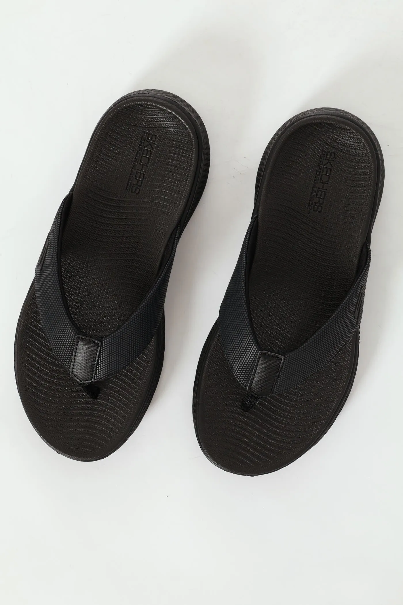 Wide Vamp Sandal - Black sold by Edgars