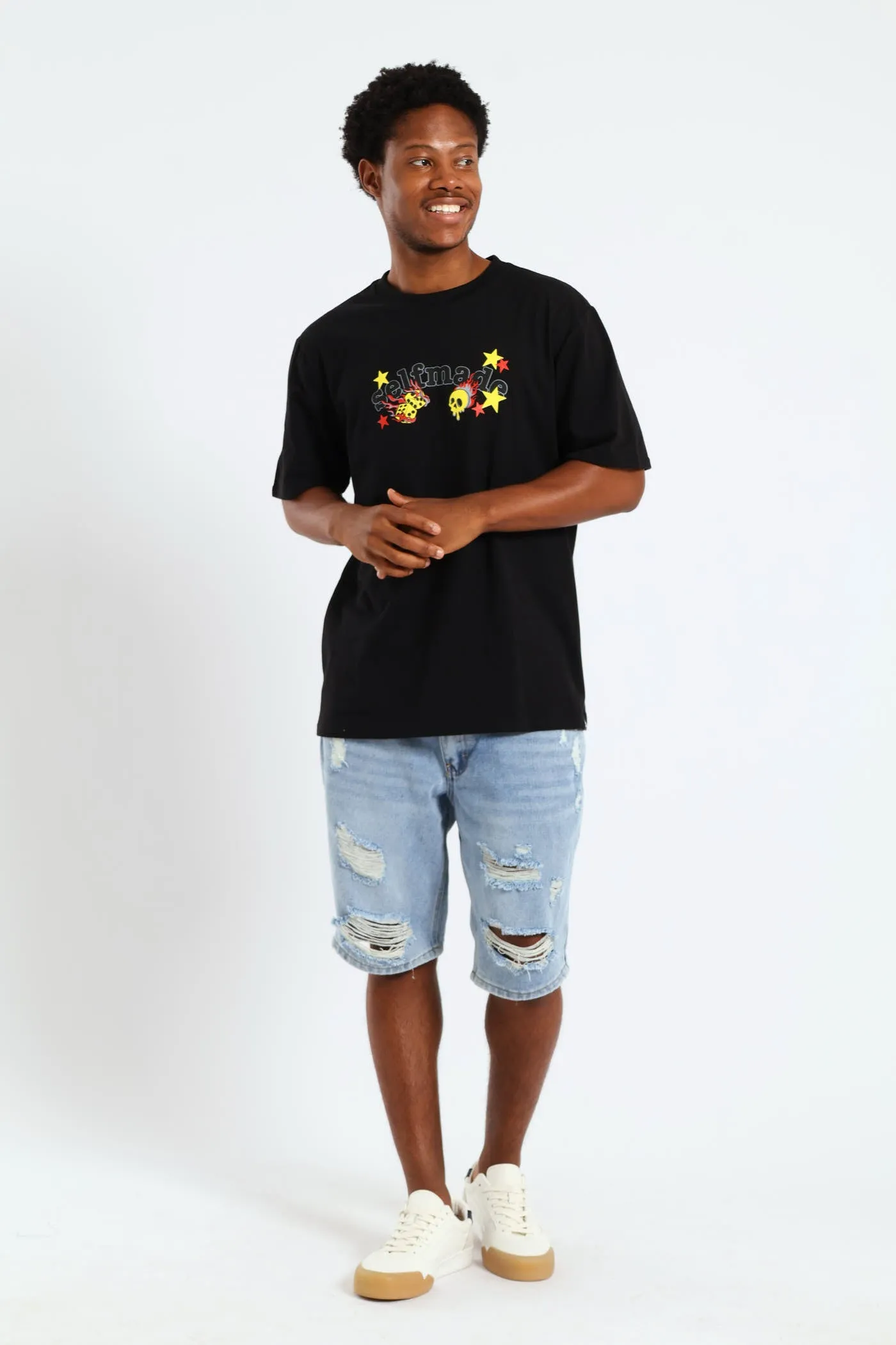 Money Skull Back & Front Print Tee - Black sold by Edgars product image thumbnail 2