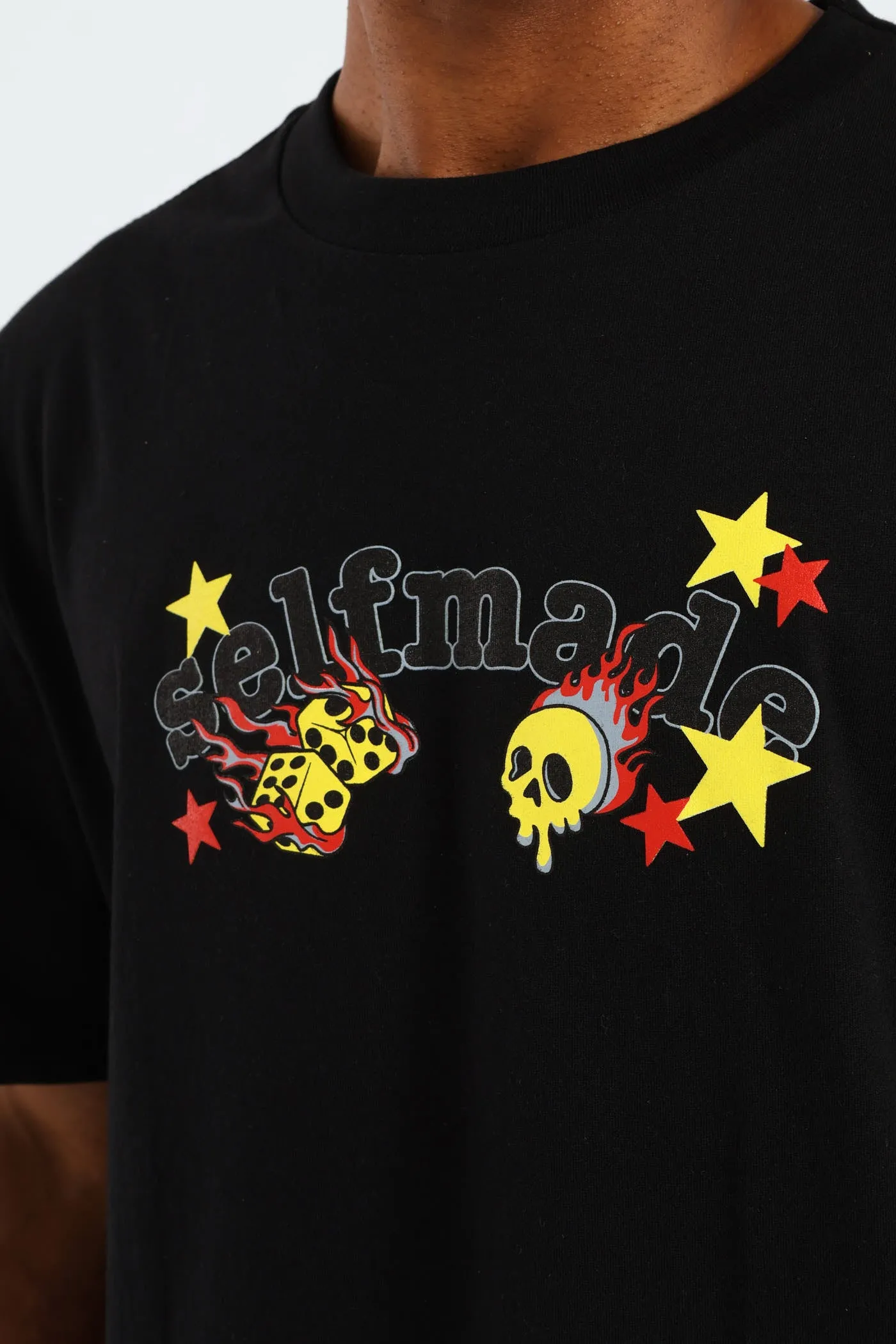 Money Skull Back & Front Print Tee - Black sold by Edgars product image thumbnail 5